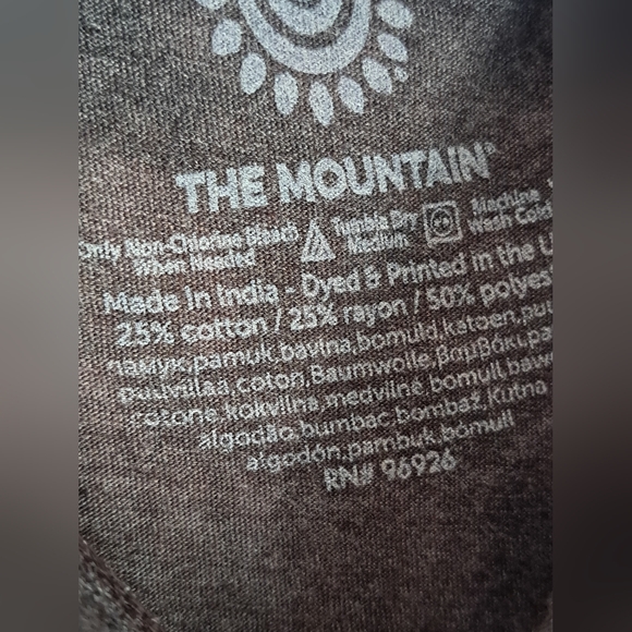 The Mountain Dynamic Jaguar Womens Tri-Blend Animal T Shirt XS #New - Picture 3 of 8